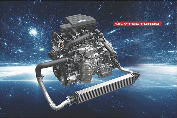 Động cơ 1.5L VTEC TURBO tăng tốc nhanh và mạnh mẽ tương đương động cơ 2.4L thường nhưng tiết kiệm nhiên liệu tương đương động cơ 1.5L thường.