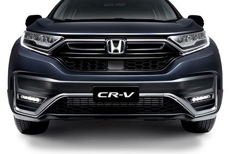 Đầu xe Honda CRV thiết kế cản trước mạnh mẽ