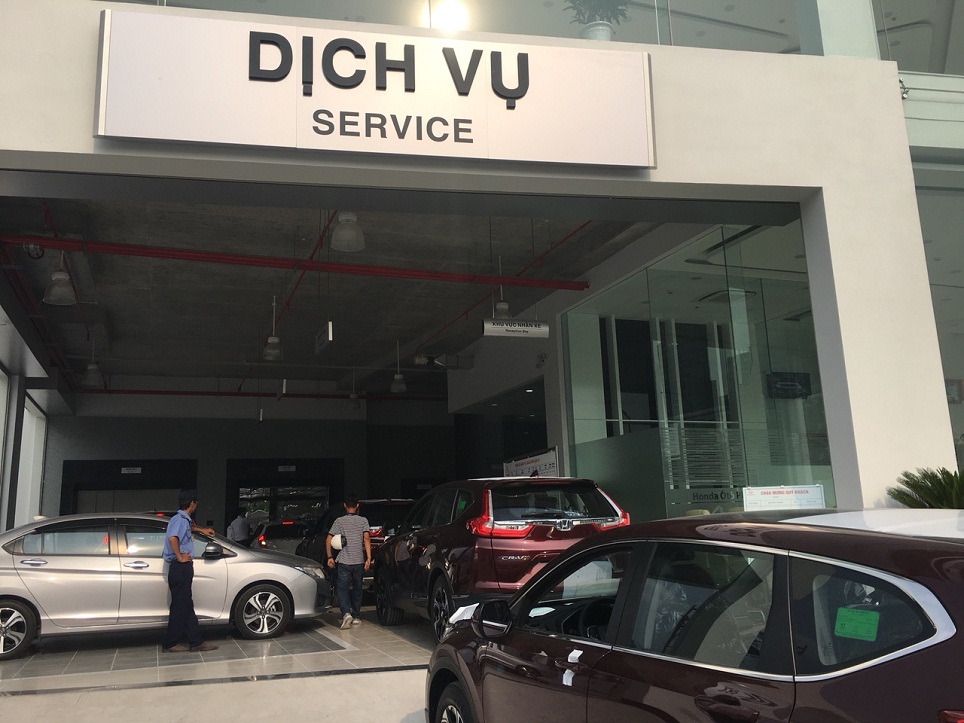 Phòng dịch vụ chuẩn Honda Việt nam