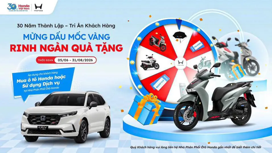 HONDA ÔTÔ ĐẮK LẮK – BUÔN MA THUỘT – RỘN RÀNG ƯU ĐÃI THÁNG 06