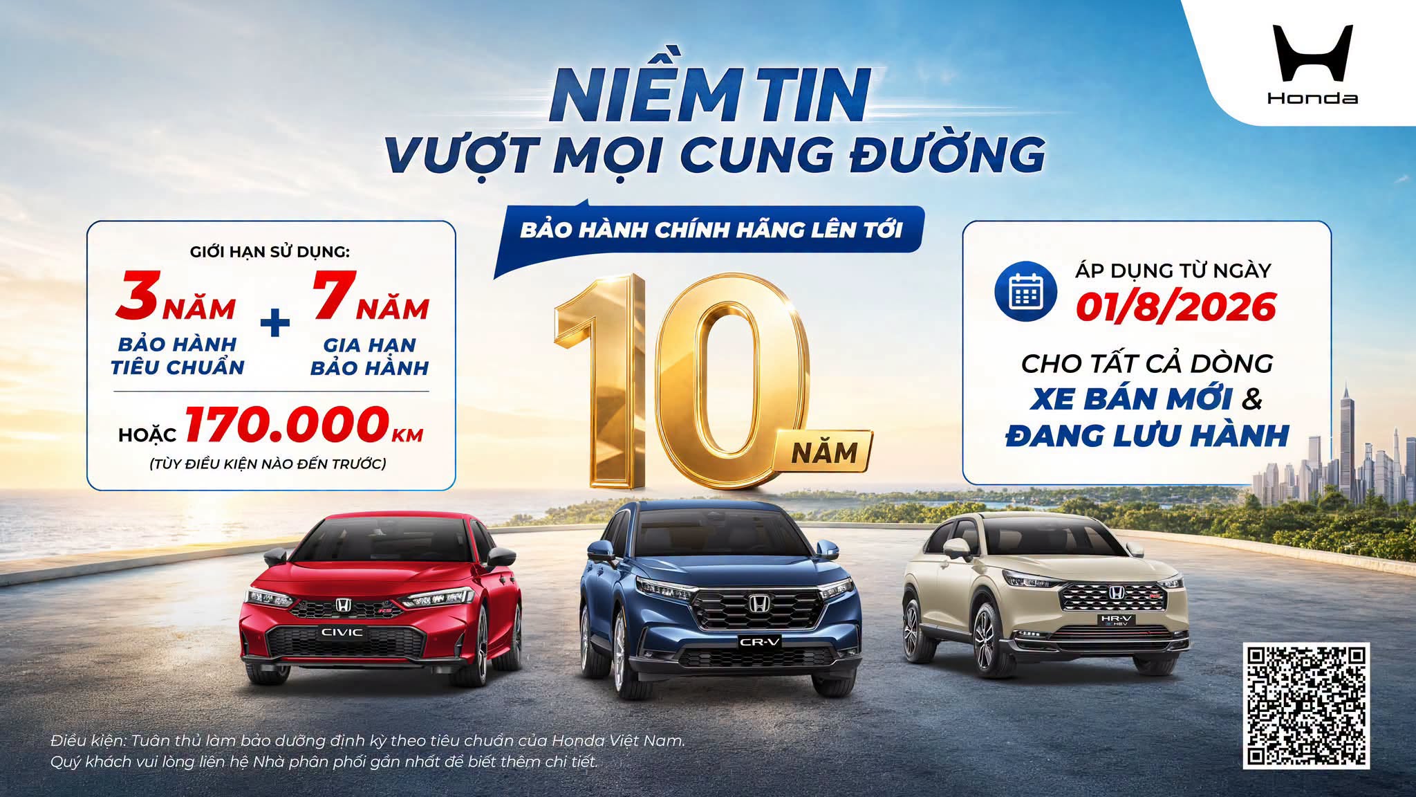 ƯU ĐÃI HONDA Ô TÔ ĐẮK LẮK THÁNG 08/2026 – BỨT PHÁ ƯU ĐÃI, VI VU THẢ GA