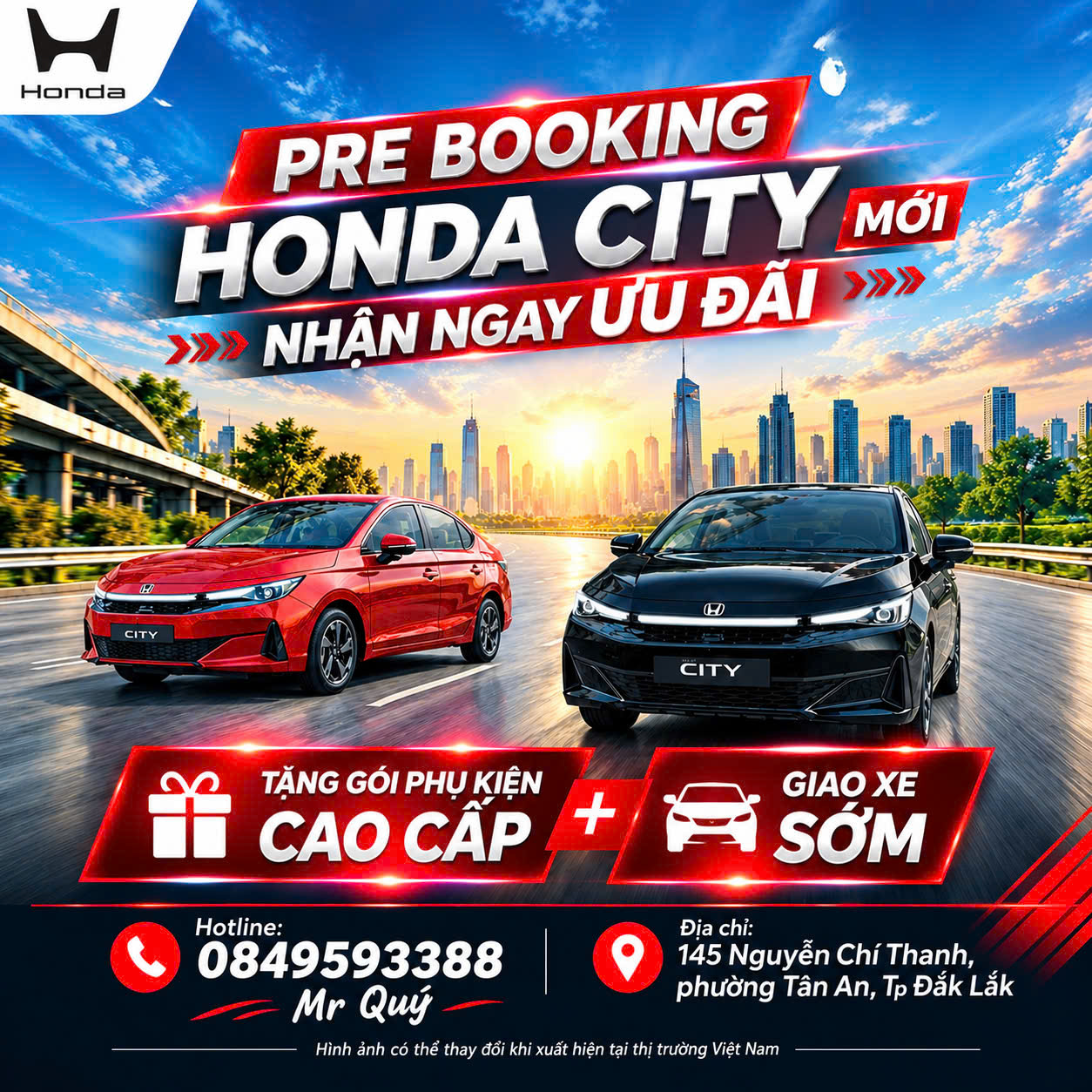 Đặt xe sớm Honda City 2027 – Đặc quyền ưu đãi