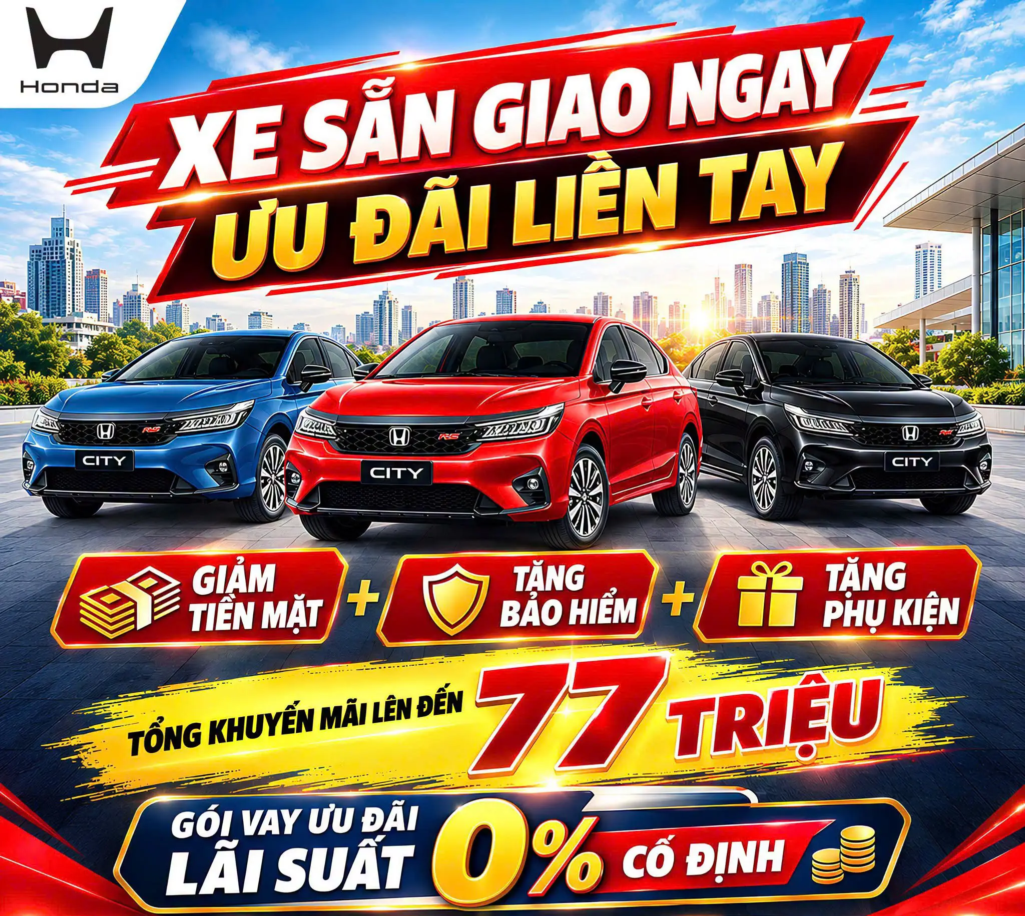 Honda Ô Tô Đắk Lắk ưu đãi tháng 09-2026 nhiều khuyến mãi hấp dẫn.